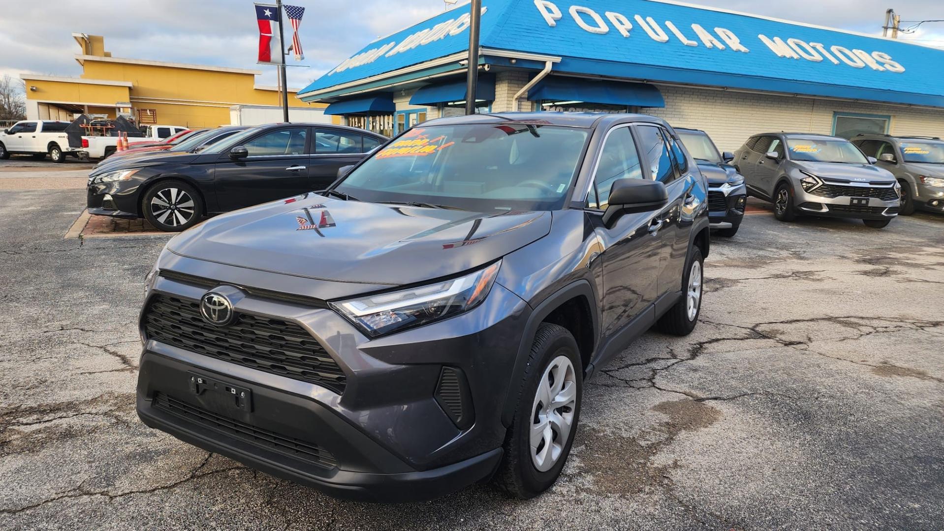 2023 Gray /GRAY Toyota RAV4 (2T3F1RFV0PC) , located at 1842 Wirt Road, Houston, TX, 77055, (713) 973-3903, 29.805330, -95.484787 - Photo#0